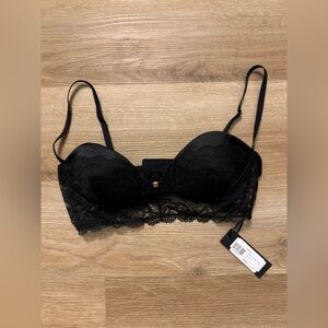 NWT Versace Lace Long Lien Bra